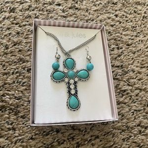 Necklace and earrings